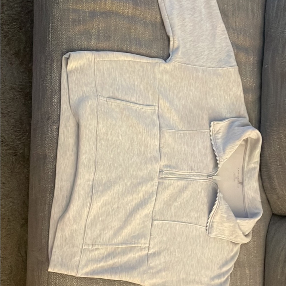 Travis Mathew Gray Quarter-Zip Sweatshirt